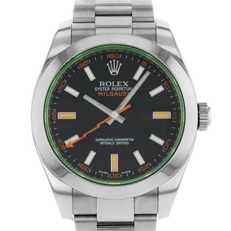 rolex milgauss nero arancione|rolex milgauss prezzi.